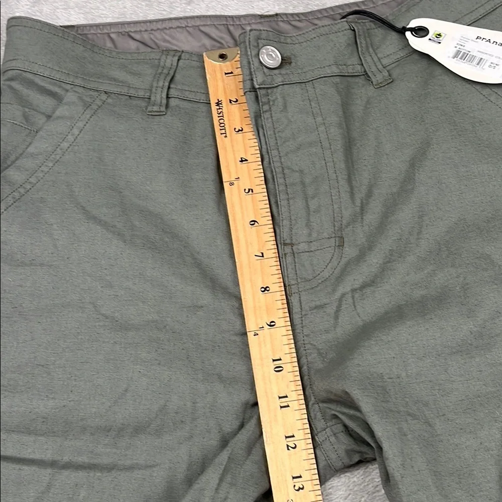 NEW Prana 32‎ Hemp Blend Furrow Short Men's Thyme Green Casual Shorts